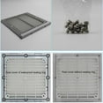 thumbnail image 4 of Xingzhi Cabinet Ventilation Shutter Household Filter Screen Net Air Vent Cover Exhaust Fan Panel Grille Accessory Type 5, 4 of 6
