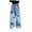 Z11-Blue, variant on Baggy Jeans for Girls Girl's Elastic High Waisted Jeans Straight Wide Leg Denim Pants Casual Baggy Jeans 5-9Y 10-16Y(Light Blue,11-12 Years)
