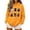 (New15)Orange, variant on ThriftyPlait Halloween Graphic Hoodie for Women Casual Fall Pullover Sweatshirt with Front Pocket Long Sleeve Loose Fit Top for Holiday