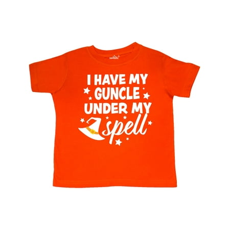

Inktastic I Have My Guncle Under My Spell with Cute Witch Hat Gift Toddler Boy or Toddler Girl T-Shirt