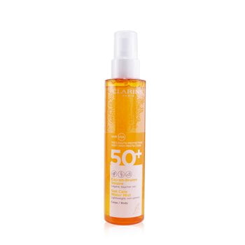 Sun Care Water Mist SPF 50 by Clarins for Unisex - 5 oz Sunscreen