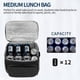 thumbnail image 4 of Insulated Lunch Bag, Large Reusable Lunch Bag for Woman Man, Cooler Tote Bag with Adjustable Shoulder Strap, Adult Lunch Containers for Office Work, P, 4 of 5