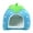 Blue, variant on CHGBMOK Cute Strawberry Cat House Indoors Winter Warm Pet Dog Bed Foldable Fleece Warm Yurt