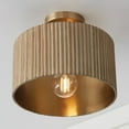 thumbnail image 3 of Capital Lighting - Donovan - 1 Light Semi-Flush Mount In Artisan Style-11.75, 3 of 4