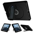 thumbnail image 6 of iPad 10th Generation Case 2022, Upgraded Military Grade Heavy Duty Silicone Protector Rugged iPad 10th Gen 10.9 inch 2022 Cover 360 Rotating Stand+ Handle+ Shoulder Strap, Black, 6 of 11