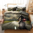 thumbnail image 1 of 3D Digital Printing Motorcycle Bedding Set For Boys And Girls JC12 260*220, 1 of 2