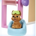 thumbnail image 4 of Mascarilla Barbie Spa Day Playset con muñeca Barbie morena cachorro 3 tinas de masa y 10+ accesorios, 4 of 6