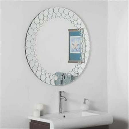 Decor Wonderland Ssd005 35 In Round Circles Bathroom Mirror Round Circles Bathroom Mirror