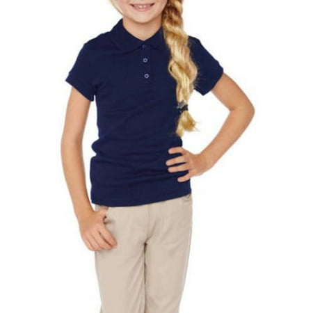 Girls School Uniforms Short Sleeve Polo Shirt