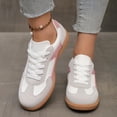 thumbnail image 5 of NexTorq Women's Slip On Shoes, Women Sneakers, Walking Shoes Women, Womens Casual Shoes, Women Classic Retro Fashion Sneakers Casual Walking Footwear Anti Slip Trainers, Pink, 7.5, 5 of 6