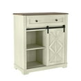 thumbnail image 6 of FESTIVO Chic Wine Cabinet with Glass Holder & Wine Rack - Light Moss Green, 6 of 9