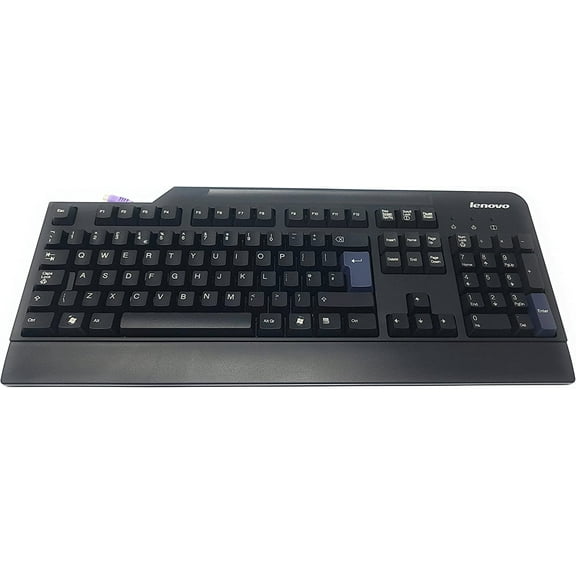 Lenovo Black PS2 Keyboard - SK-8813 - (Preferred Pro Fullsize PS/2 black) US-ENG