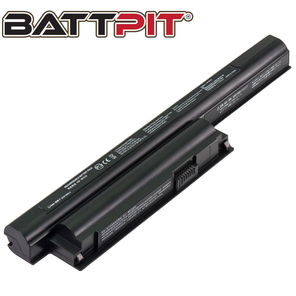 BattPit Sony VPCEJ2J1E VPCEJ25FG/B VPCEJ2B1E VPCEJ2D1E VPCEJ2E1E Part# VGP-BPL26, VGP-BPS26, VGP-BPS26A Laptop Battery - image 1 of 3