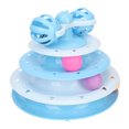 thumbnail image 4 of Cat Toy Roller, Puzzle Top Reserved Hole Detachable Cat Turntable Ball  PP Interactive  For Cats For Indoor, 4 of 8