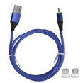 thumbnail image 4 of Haofy Magnetic Plugs Charger Cable,5A Super Fast Charging Cable,3 In 1 Nylon Braided Magnetic 5A Super Fast Charging Cable For IOS/Type C/Micro USB Ports, 4 of 8