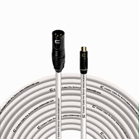 Coluber Cable Unbalanced XLR Cable Male to RCA Female Audio Music Connector