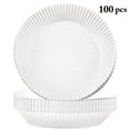 thumbnail image 4 of Doublure Ronde pour Friteuse à Air Chaud : 100 Pcs Doublure Jetable en Papier Parchemin de 6,3 Po pour Friteuse à Air, 4 of 10