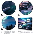 thumbnail image 3 of Designart "Polar Light in Canada I" Landscapes Metal Wall Decor Set, 3 of 5