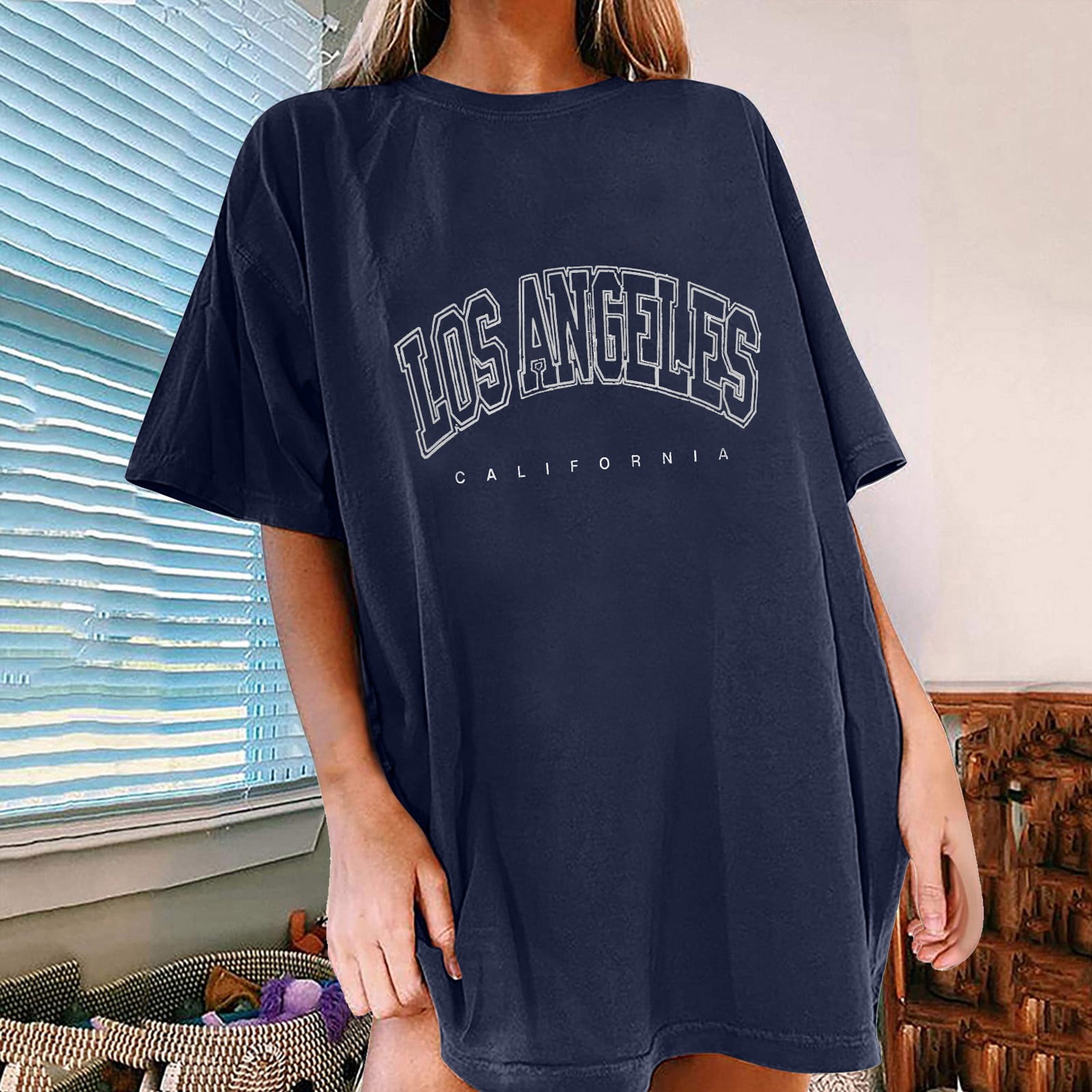 Vintage Women's T-Shirt - Blue - S