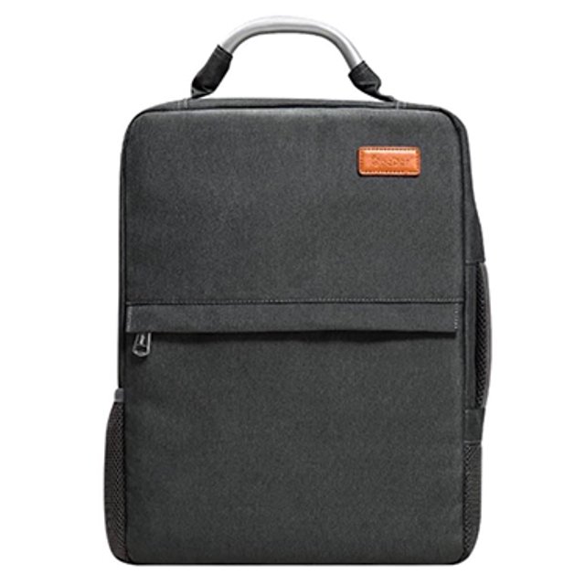 Mochila portafolio para laptop con entrada para USB y audífonos/GRIS Victorynk Cómputo