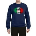 thumbnail image 2 of Wild Bobby, Italian Soccer Its Coming to Rome, Sports, Unisex Crewneck Graphic Sweatshirt, Navy, X-Large, 2 of 4
