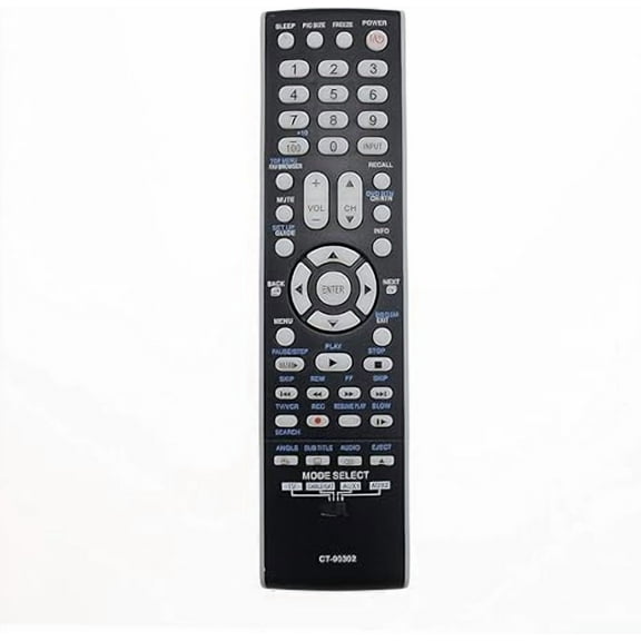 New CT-90302 Replace Remote Control CT90302 fit for Toshiba LCD LED TV 22AV500 22AV500U 37CV510U 40G300U3 32RV530U 40" LCD 42RV530 42RV530U 55G300 55G300U Replacement IR Controller