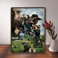 thumbnail image 4 of Cuadro de diamantes DIY de The Walking Dead, clásico de la serie de televisión de zombis, póster de esqueleto de terror de Daryl y Rick, punto de cruz, decoración de pared hecha a mano, 4 of 5