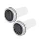thumbnail image 3 of Solar Powered Jar Lights 2pcs Outdoor Garden Flame Style Yard Patio Light, 3 of 4