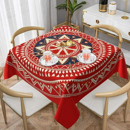 

Generic Floral Pattern Square Decorative Tablecloth 54x54