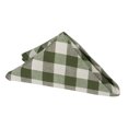 thumbnail image 1 of Buffalo Check 4-Pack Napkin, Sage-Beige, 17x17 Inches, 1 of 1