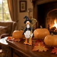 thumbnail image 4 of Cute Halloween Duck Resin Figurine Set, Mini Decorative Spooky Duck Statues with Fine Craftsmanship, Compact Tabletop Ornaments for Indoor Shelf Mantel Home Halloween Party Decoration, B, 4 of 8
