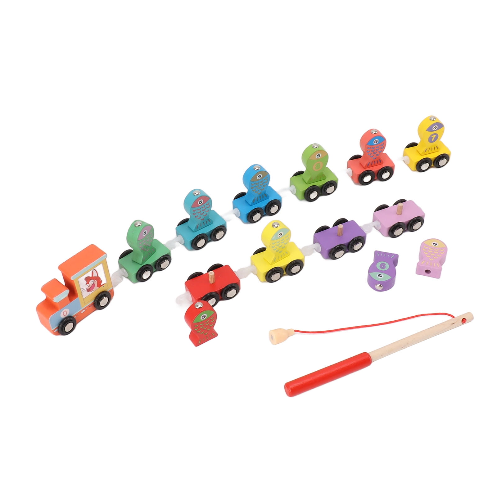 Fish Number Blocks Toy, Improve Coordination Smoothing Surfaces Kids