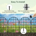 thumbnail image 5 of Garden Fence, No Dig Fence, Decorative Animal Barrier Fencing with Ground Stake, Garden Edging Border for Dog, Rabbit, Outdoor Yard Patio Decor, 5 of 7