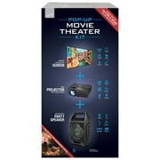 iLive Pop-up Movie Theater Projector Bundle, THE2021BDL,Black