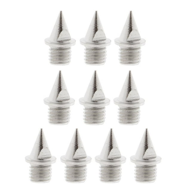10 piezas de repuesto para zapatillas de running de campo, talla u0026, color opcional Silver Short 13.8mm