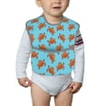 thumbnail image 6 of Hirioo Turtle for Baby Waterproof Pocket Bib Adjustable Closed for Babies Toddlers with Large Pocket 6-24Months, 6 of 8