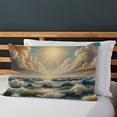 thumbnail image 4 of Home Textiles 3D Sky Clouds Sun Printed Comforter Cover Set Kids Adult Superior Bedroom Decor Bed Set, 4 of 6