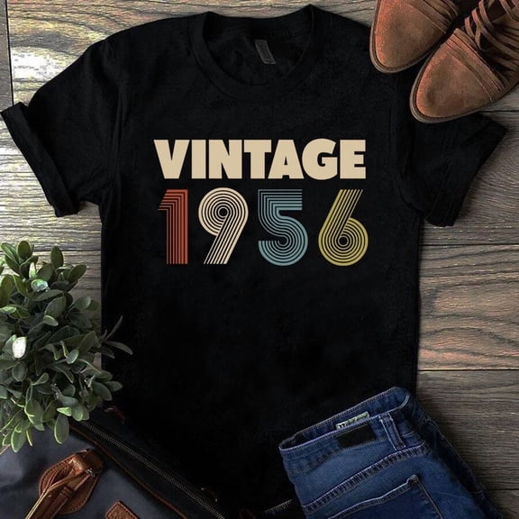 Made In 1956 Vintage Original Parts Classic 68th Birthday Unisex T-Shirt, up to 5XL