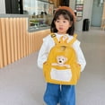 thumbnail image 6 of 3 Pieces Bag Bookbag Little Girl Supply Adorable Bear Backpack School Baby Preschool, 6 of 6