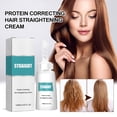 thumbnail image 3 of Crema alisadora del cabello correctora de proteínas | Suavizado y reparador para el cabello rizado seco y dañado | Fórmula enriquecida con proteínas | Mejora la elasticidad | Puntas anti-abiertas |, 3 of 7