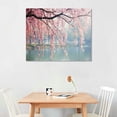 thumbnail image 2 of Creowell  Cherry Blossom Festival Art Japanese Pink Cherry Blossom Poster Decorative Painting Canvas Wall Art Living Room Posters Bedroom Painting (20x16 in/16x12 in), 2 of 4