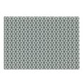 thumbnail image 1 of Black and White Cutting Board, Monochrome Geometric Mosaic with Circles Ring Shapes Simple Minimalist, Decorative Tempered Glass Cutting and Serving Board, Large Size, Black White, by Ambesonne, 1 of 1