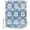 Blue, variant on Small Stall Shower Curtain 36x72 Inch Narrow Half Size Coastal Ocean Bath Curtains Bathroom Decor, Nautical Beach Sand Dollars Brown Waterproof Fabric Shower Curtain Set with Hooks 36 Inch