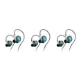 thumbnail image 2 of Bearachild Auriculares con cable Auriculares intrauditivos con control de volumen Ergonómicos Auriculares de entrenamiento físico de 3,5 mm Azul 3Conjunto, 2 of 6