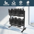 thumbnail image 4 of 84 Chairs Folding Chair Cart Heavy Duty Mobile Cart with Rubber Locking Wheels, Mobile Stackable Chair Dolly, 4 of 7