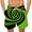 Green, variant on Lilgiuy Men's Beach Shorts Elastic Waist 3D Printed Striped Colorblock Shorts Beach Shorts Clearance Sales Fall Fashion for 2022 Spring Winter
