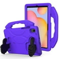 thumbnail image 4 of Case For Samsung Galaxy Tab S9 (10.2 inch) Hybrid Shockproof Thumbs Up Kickstand Antislip Rubber TPU Kid-Friendly Bumper Tablet Tablet Cover [ Purple ], 4 of 5