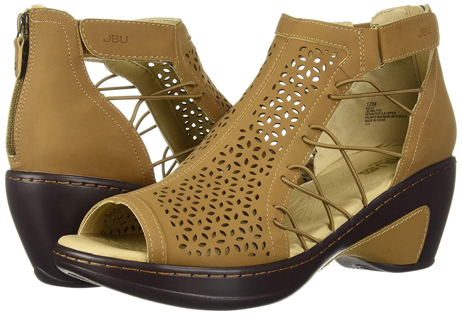 JBU by Jambu Womens Nelly Wedge Sandal Walmart