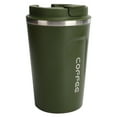 thumbnail image 2 of 380ml Vacuum Mug DoubleLayer Stainless Steel Spill Proof Portable Car Coffee Cup(Green ), 2 of 22