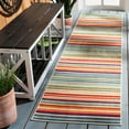 thumbnail image 1 of SAFAVIEH Cabana Siomha Striped Outdoor Area Rug, 1 of 9